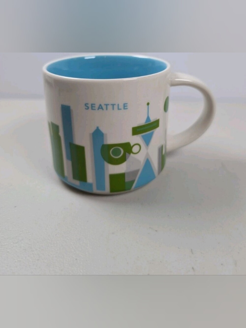Starbucks Seattle You Are Here Series Collection 14oz Coffee Tea Mug Cup 2017
